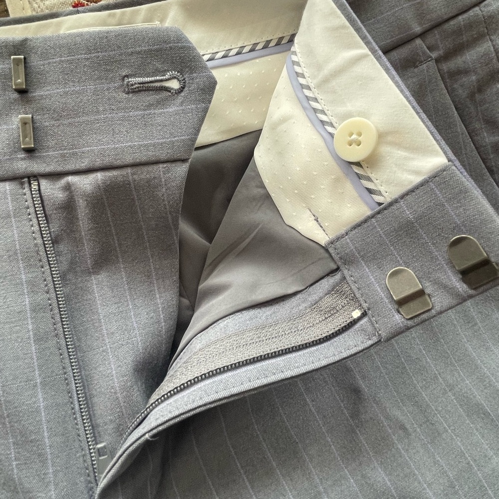 Banana Republic Gray Martin Fit Trousers